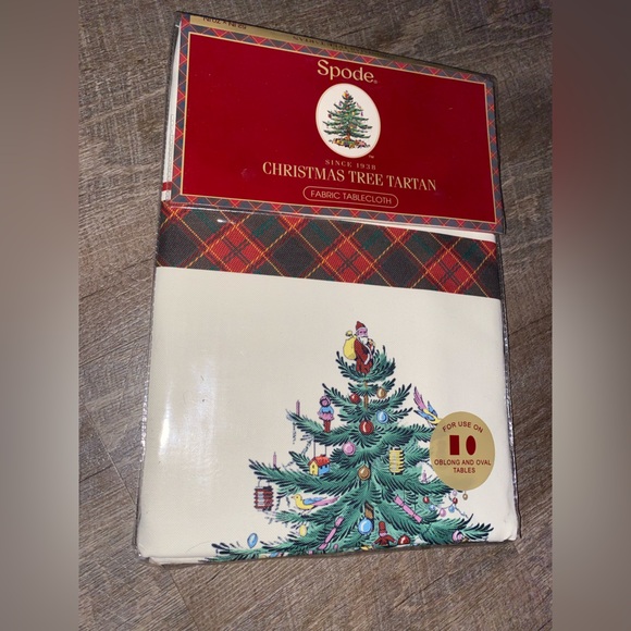 Spode Christmas Tree Tartan New in Package - Picture 3 of 8